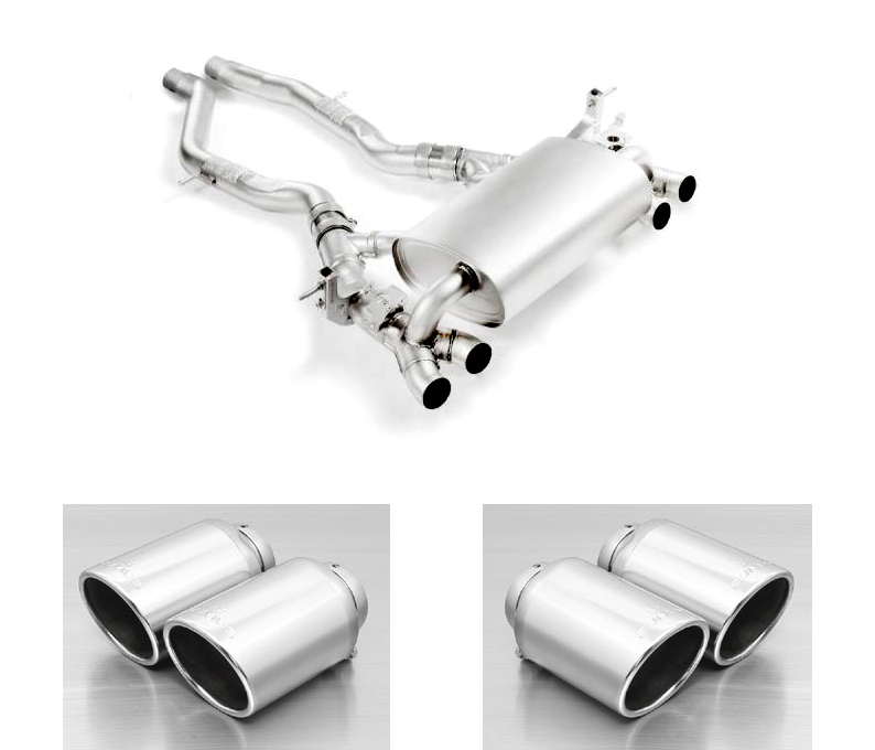 Endschalldämpfer Remus  2.75" 102mm Rolled für BMW 2 Coupé (F22, F87)  M2 Competition 411ps