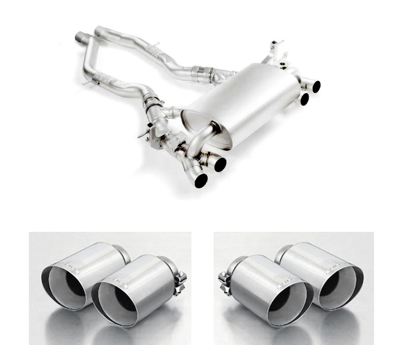 Image of Endschalldämpfer Remus 2.75" 102mm Straight Cut für BMW 2 Coupé (F22, F87) M2 Competition 411ps