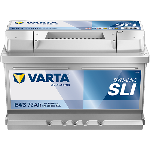 Autobatterie Varta E43 Dynamic SLI 12V 72Ah  680A