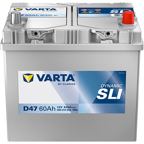 Autobatterie Varta D47 Dynamic SLI 12V 60Ah  540A