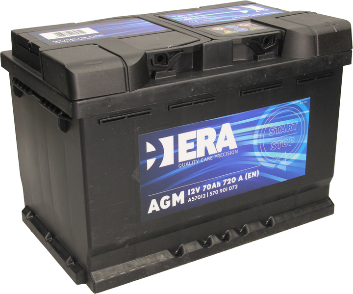 Autobatterie ERA A57012 AGM 12V 70Ah  720A