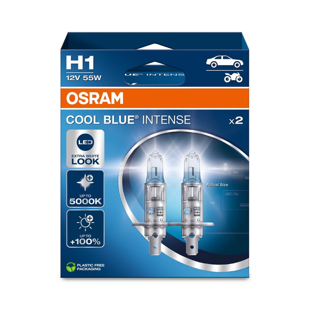 Scheinwerferlampen Osram Cool Blue Intense H1 Duobox