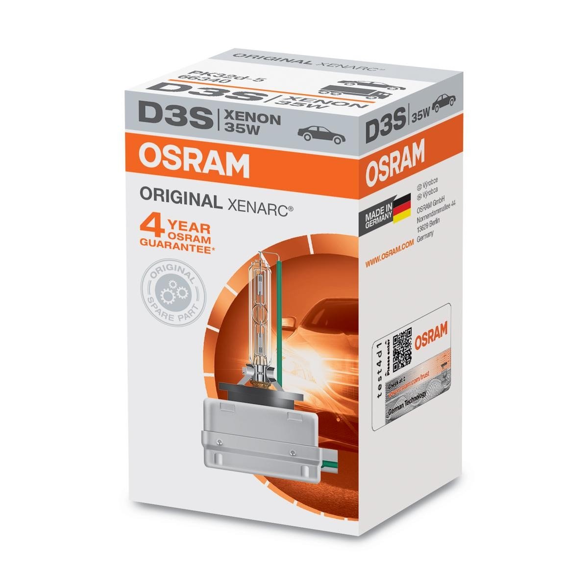 Ampoule Xénon Osram Xenarc D3S Original