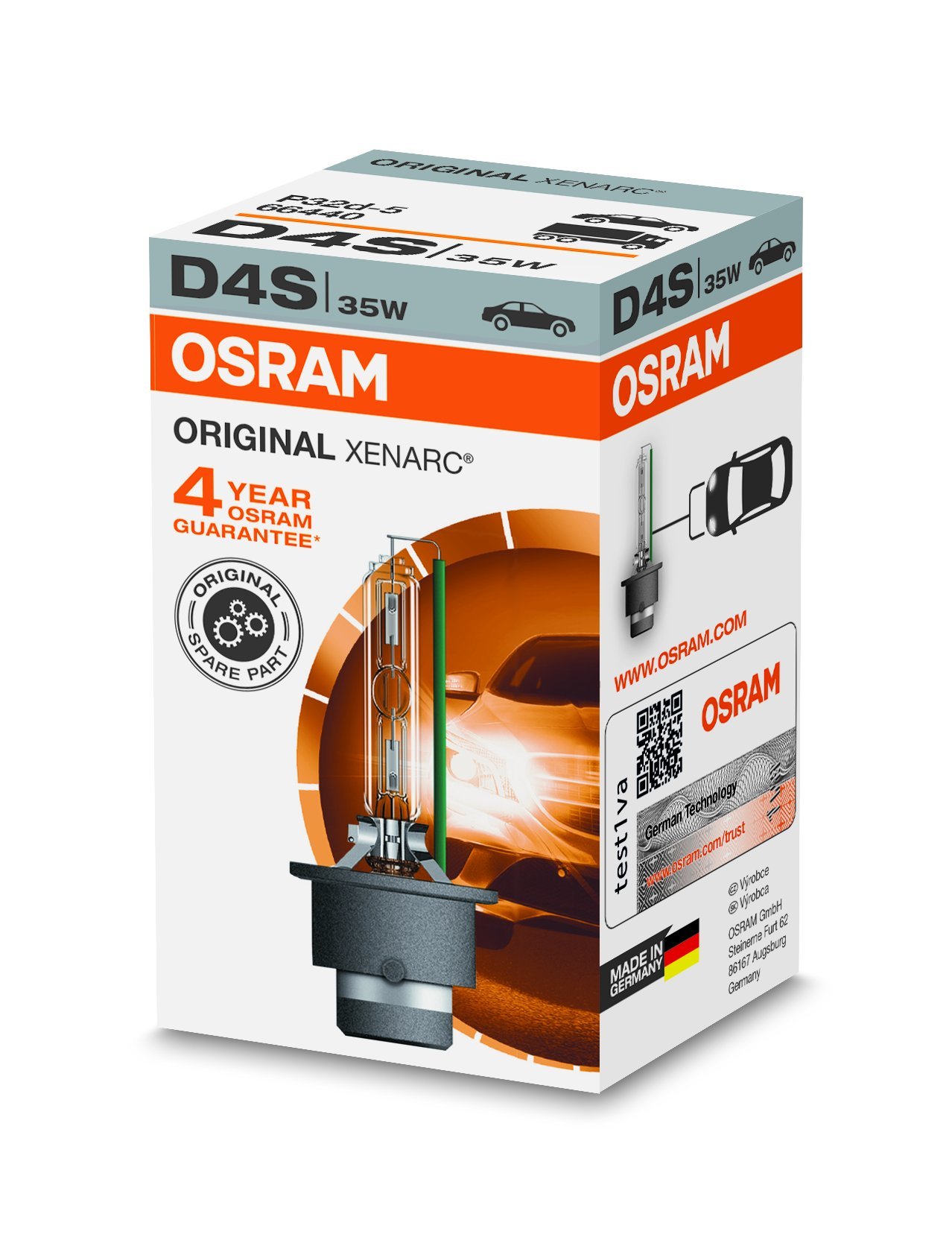 Ampoule Xénon Osram Xenarc D4S Original