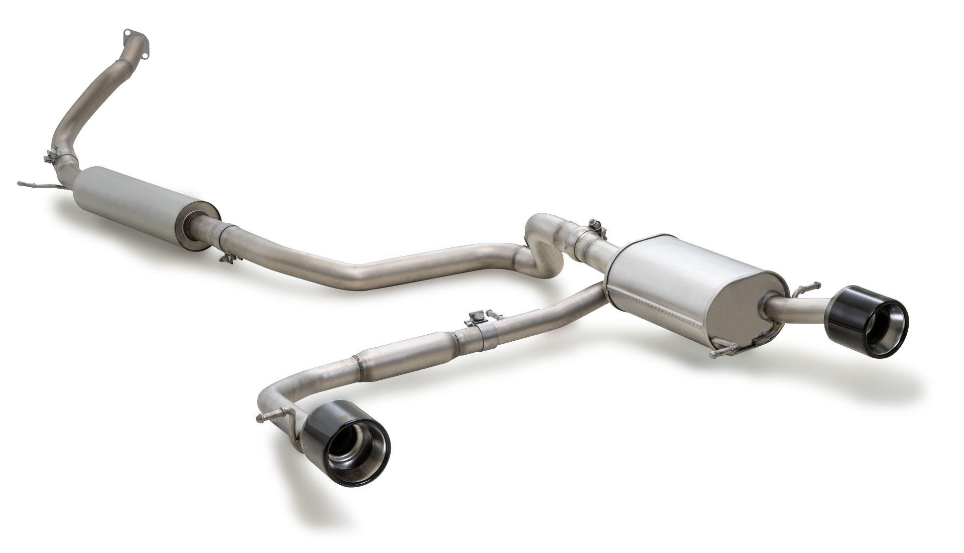 OPF-Back Remus  65mm 115mm Schwarzchrom für SUZUKI SWIFT V (AZ)  1.4 Sport SHVS 129ps