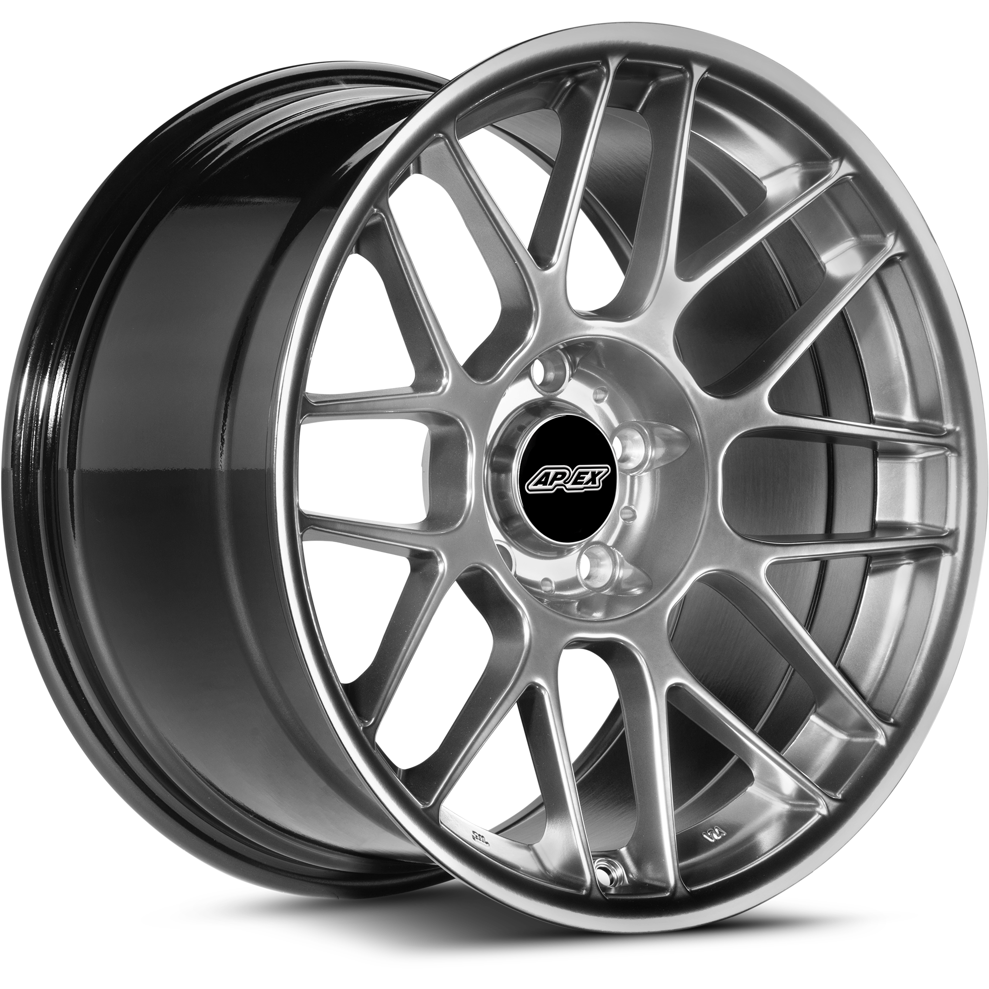 Apex ARC-8 9.0x18 5x120 ET30 Race Silver Felgen