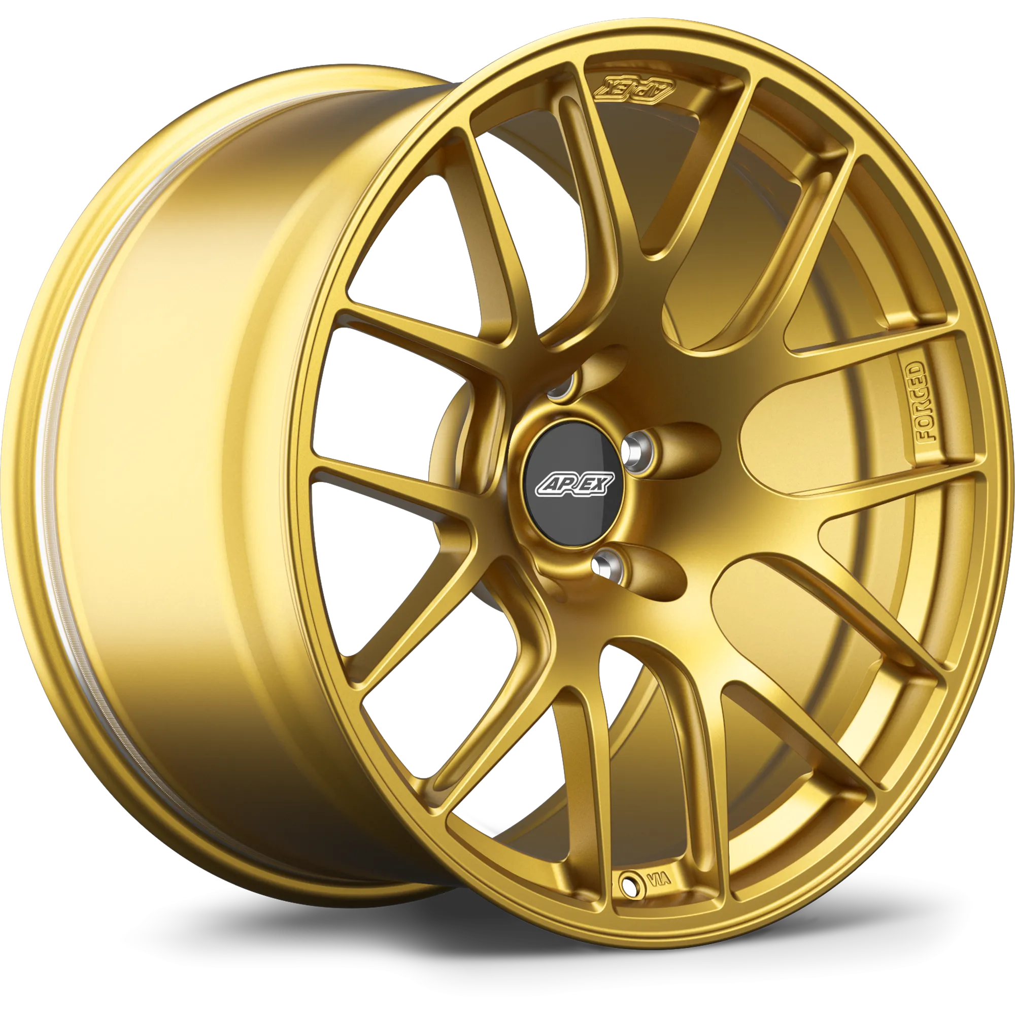 Apex EC-7 9.5x18 5x114.3 ET38 Satin Gold Felgen