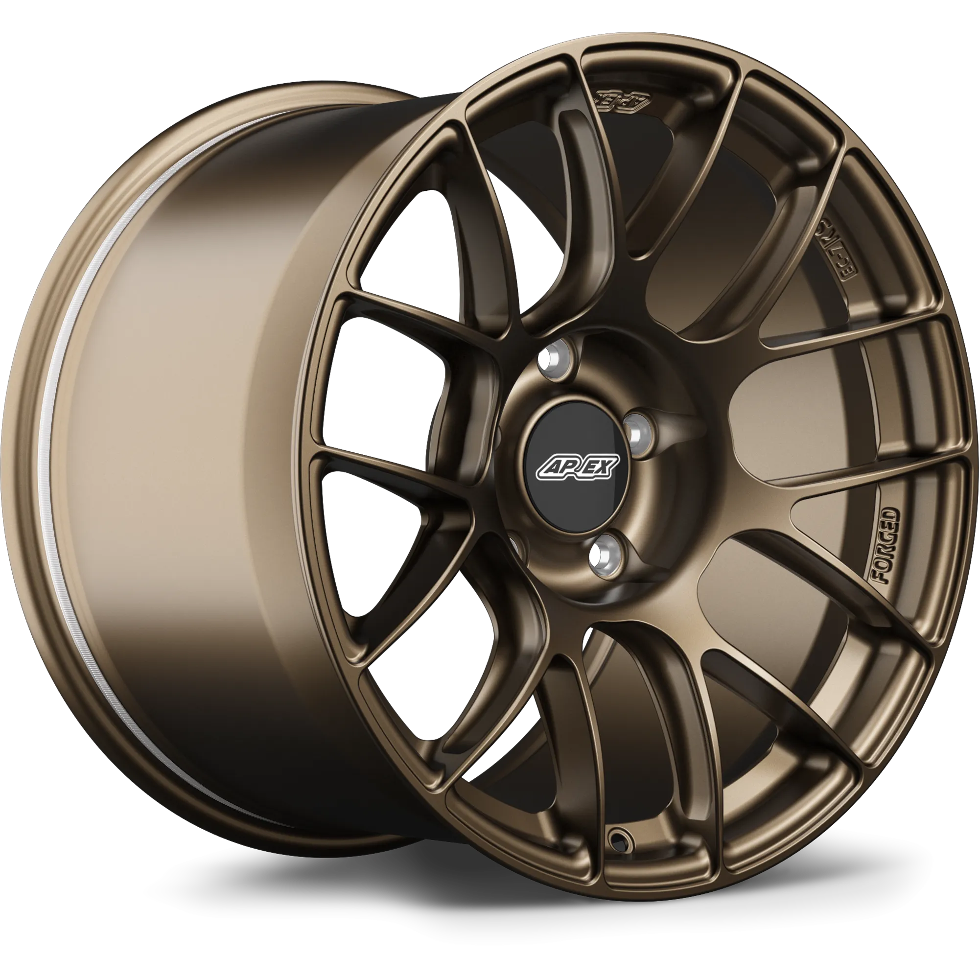 Image of Apex EC-7RS 10.0x18 5x120 ET25 Satin Bronze Felgen