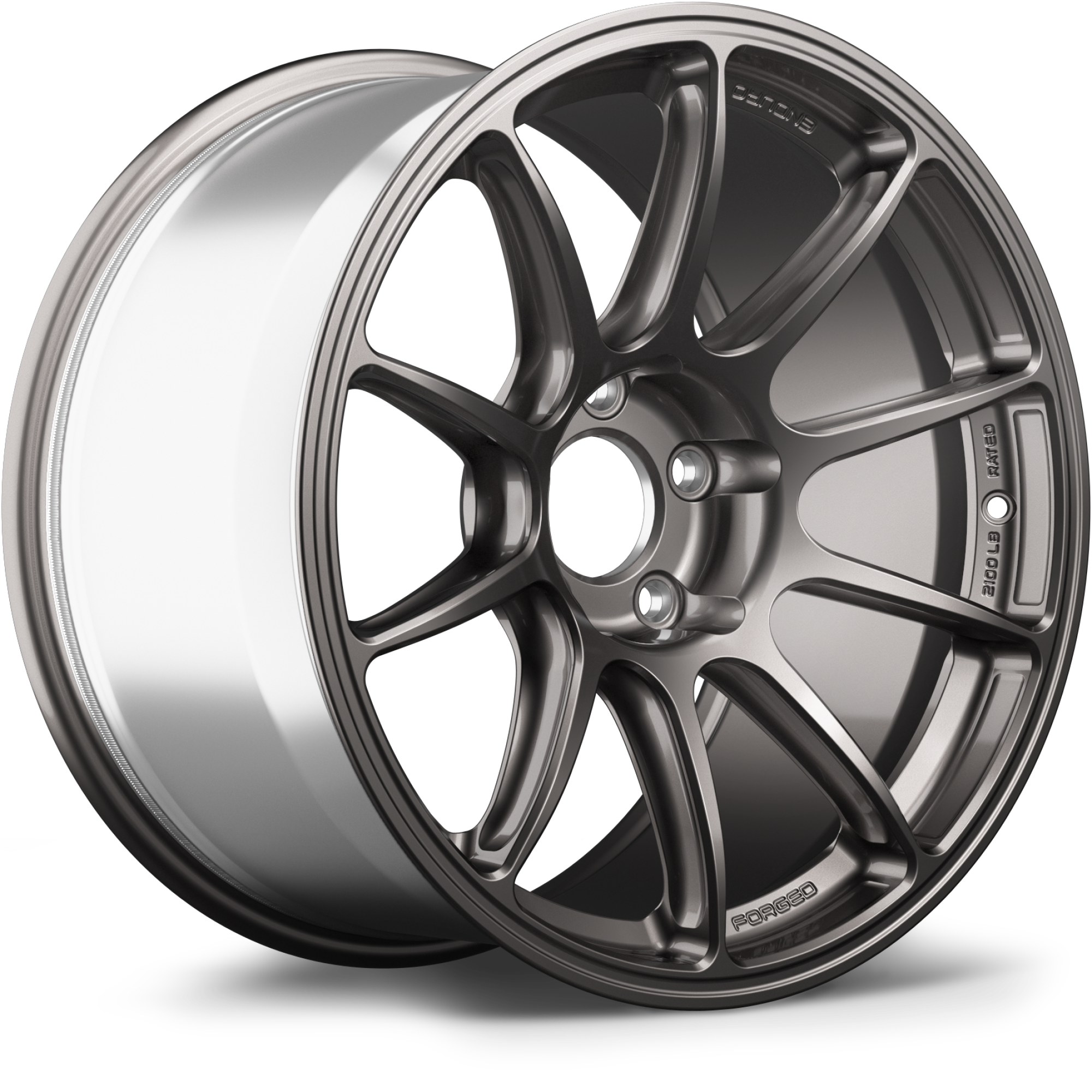 Image of Apex SM-10RE 11.0x18 5x120.65 ET57 Race Silver Felgen