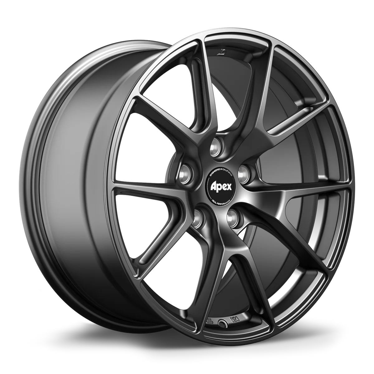 Apex VS-5 8.5x17 5x114.3 ET23 Satin Black Felgen
