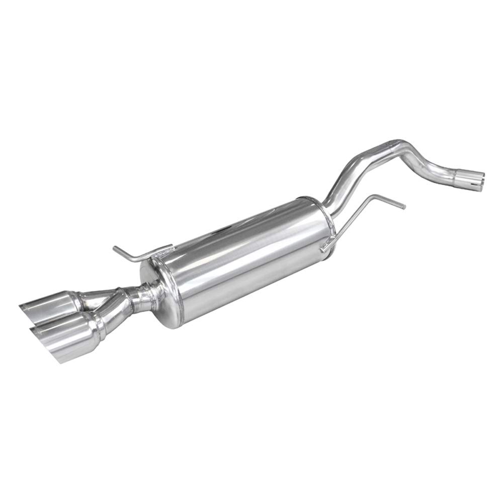 Image of Endschalldämpfer Inoxcar 2x80mm Racing Angled für AUDI A1 (8X1, 8XK) 1.4 TFSI 122ps