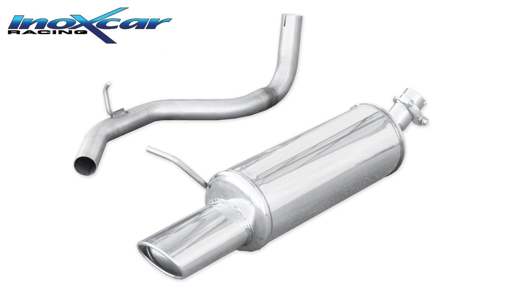 Endschalldämpfer Inoxcar  120x80 Oval für AUDI A3 (8L1)  1.8 125ps