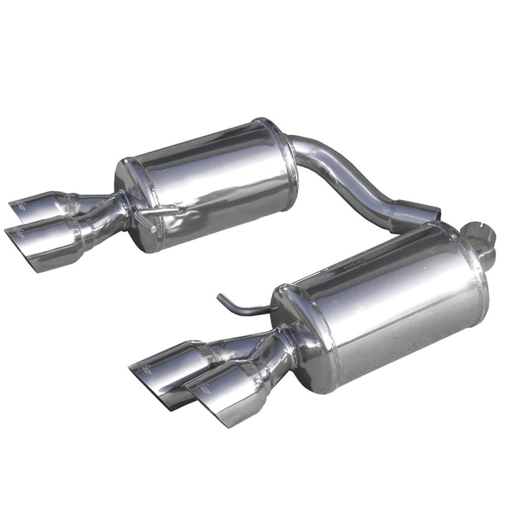 Image of Endschalldämpfer Inoxcar 2x80mm Racing Angled für AUDI A4 B8 (8K2) S4 quattro 333ps
