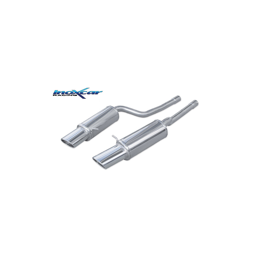 Image of Endschalldämpfer Inoxcar 150x105mm Oval für AUDI A6 C5 (4B2, 4B4) RS6 quattro 450ps