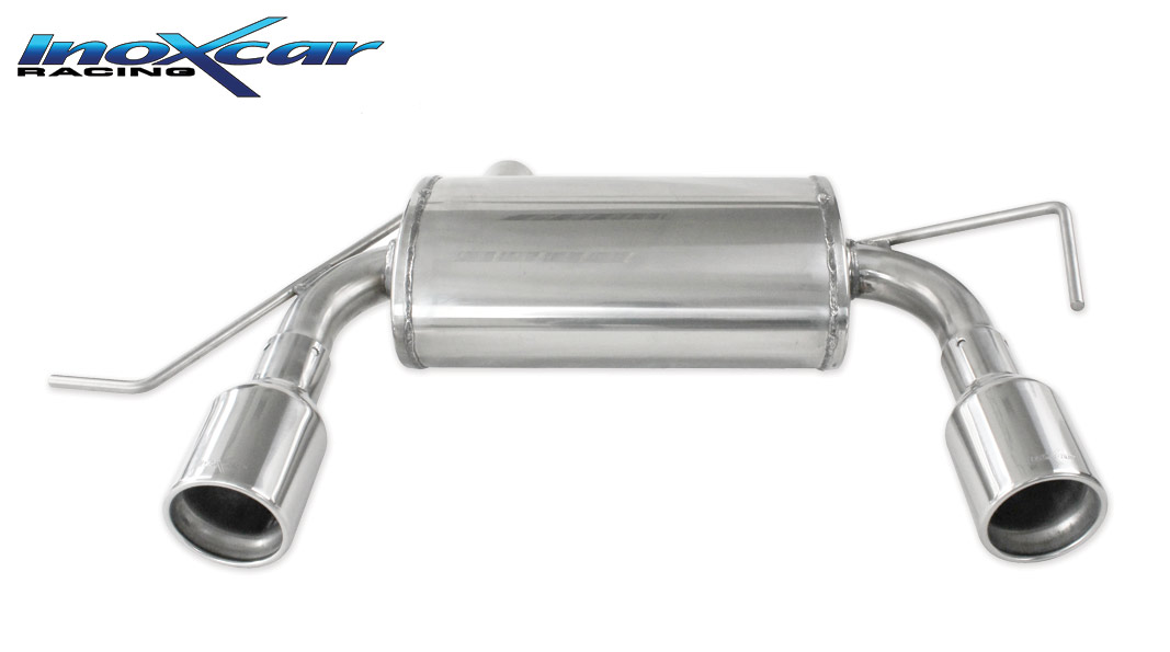 Endschalldämpfer Inoxcar  102mm Rolled für AUDI TT (8N3)  1.8 T quattro 180ps