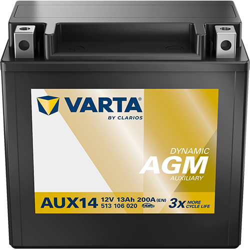 Autobatterie Varta AUX14 Dynamic AUX 12V 13Ah  200A