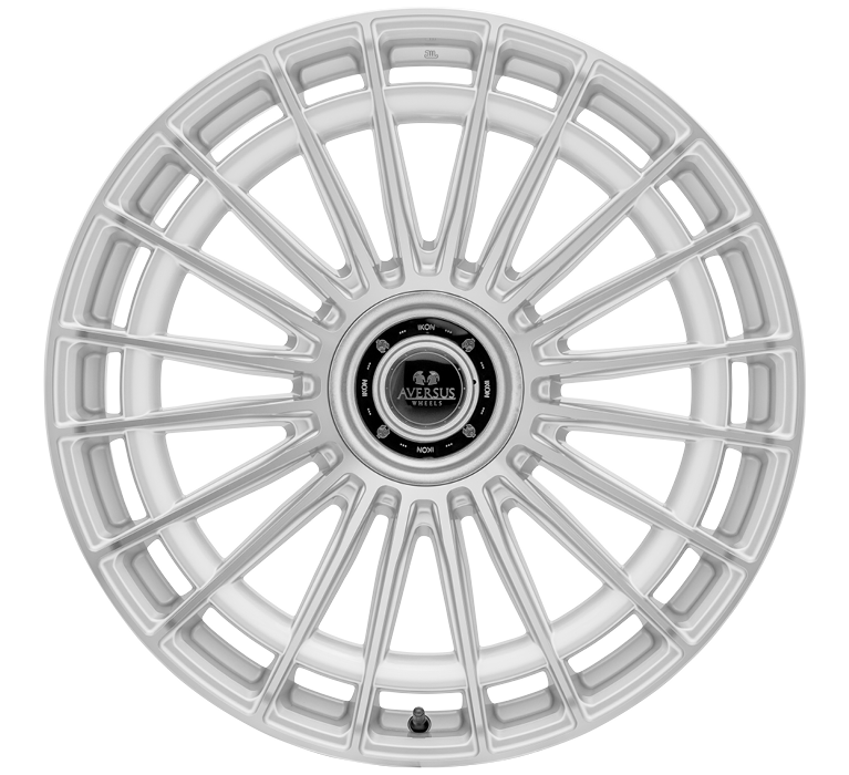 Image of Aversus Ikon 10.0x20 5x112 ET35 GLANZ-SILBER FRONTPOLIERT Felgen