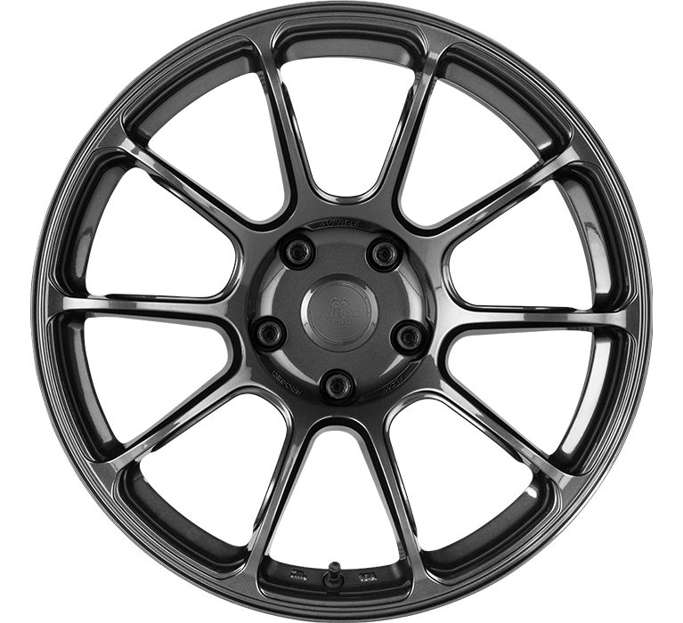 Aversus Kerstin 8.0x17 5x108 ET38 CARBON-GRAPHIT SCHWARZ Felgen