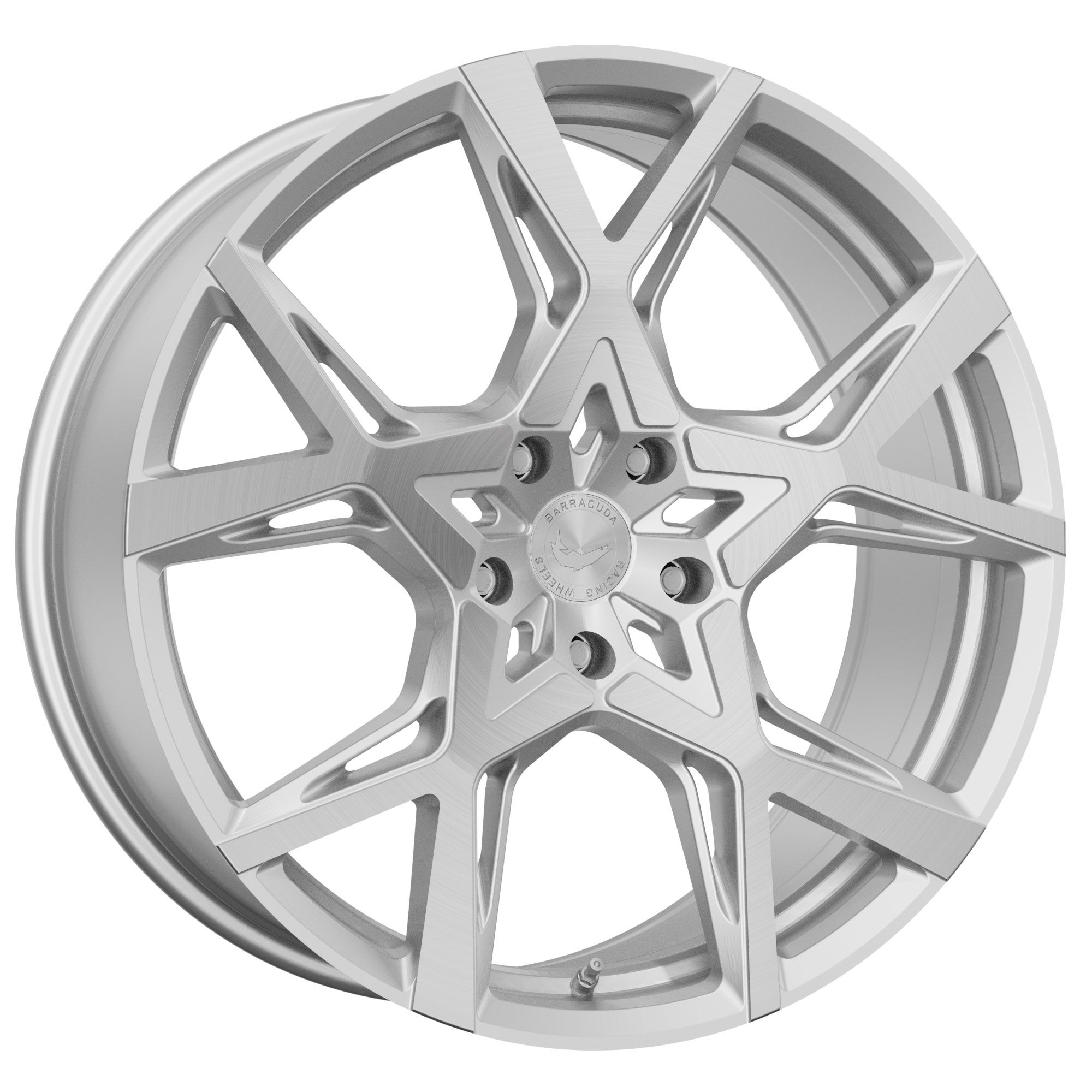 Barracuda PROJECT X 10.0x22 5x112 ET45 Silver-brushed-Surface Felgen