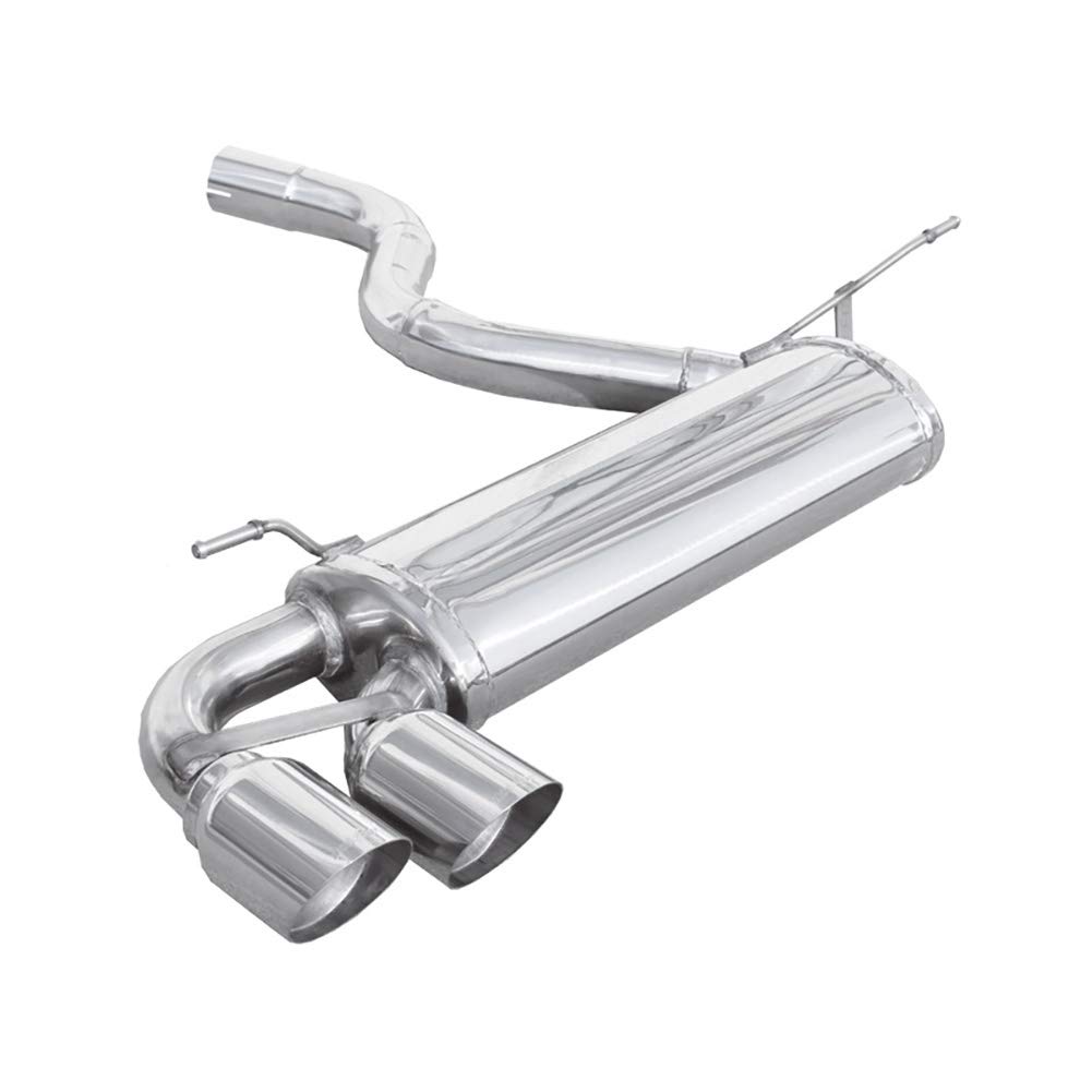 Image of Endschalldämpfer Inoxcar 2x80mm Racing Angled für BMW 1 (F21) 125 i 218ps