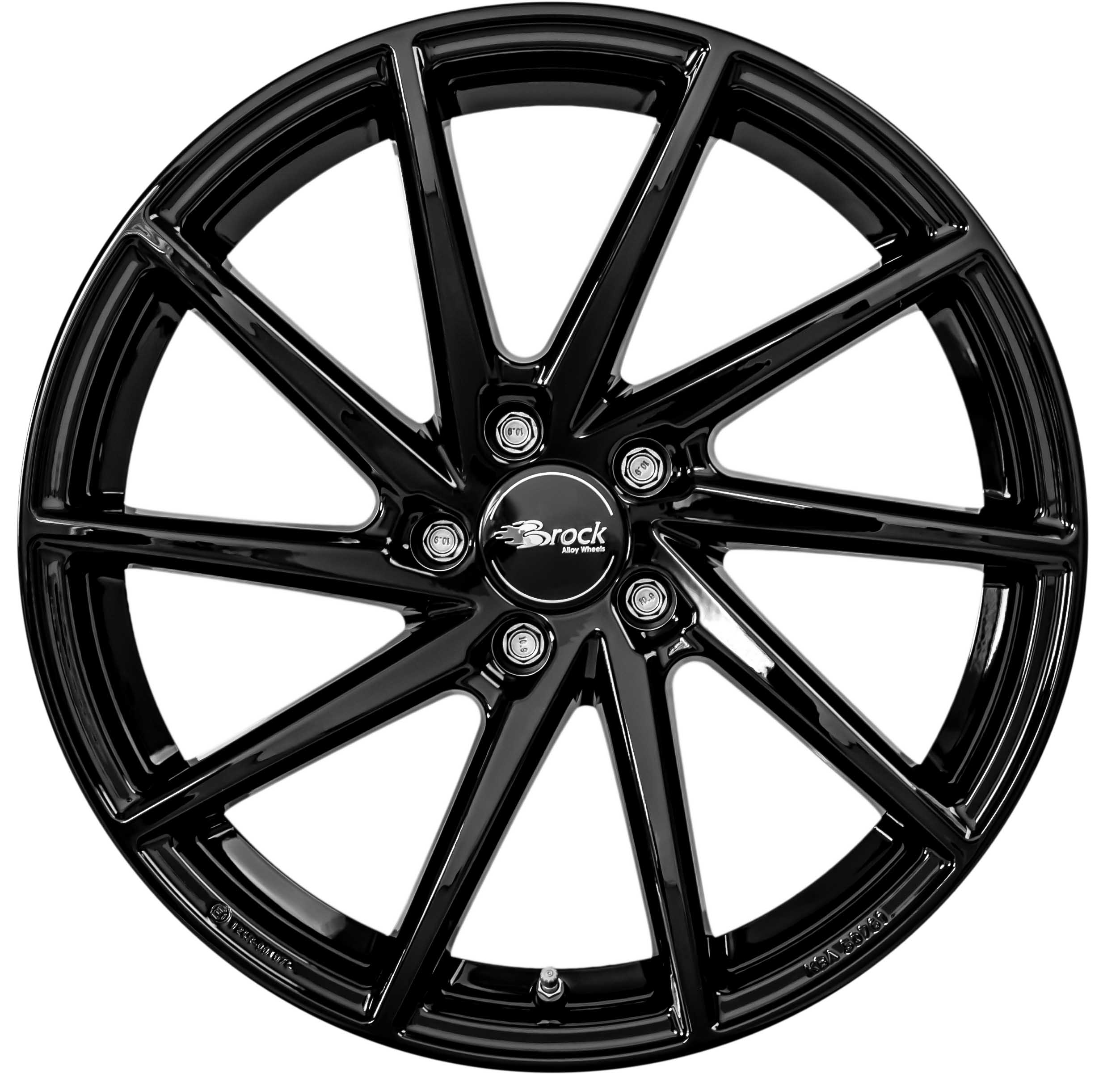 Image of Felgen Brock B37 9.0x20 5x120 ET45 Schwarz Glanz