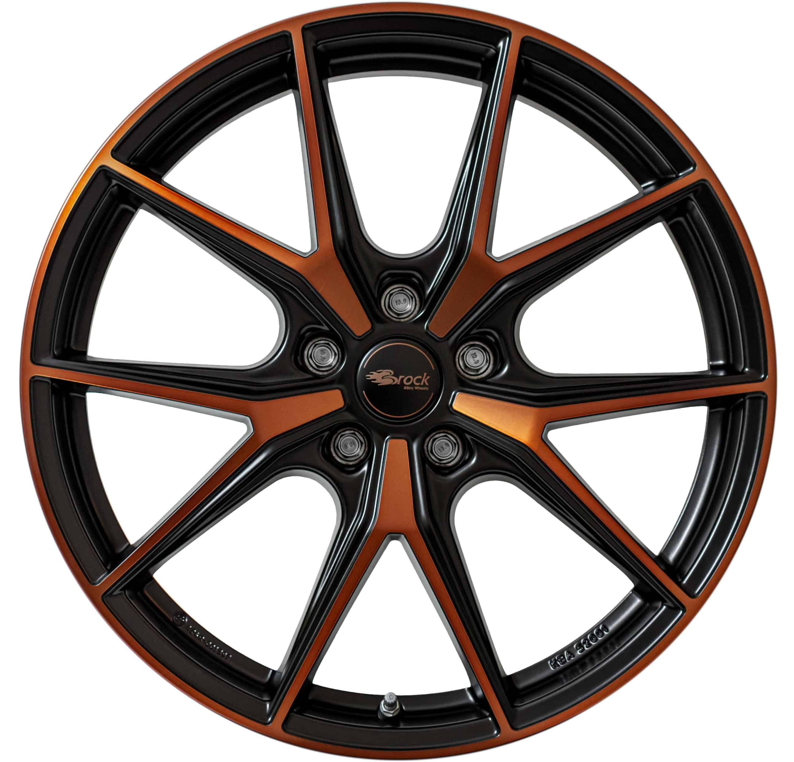 Image of Felgen Brock B40 8.0x19 5x112 ET40 Black Orange Matt