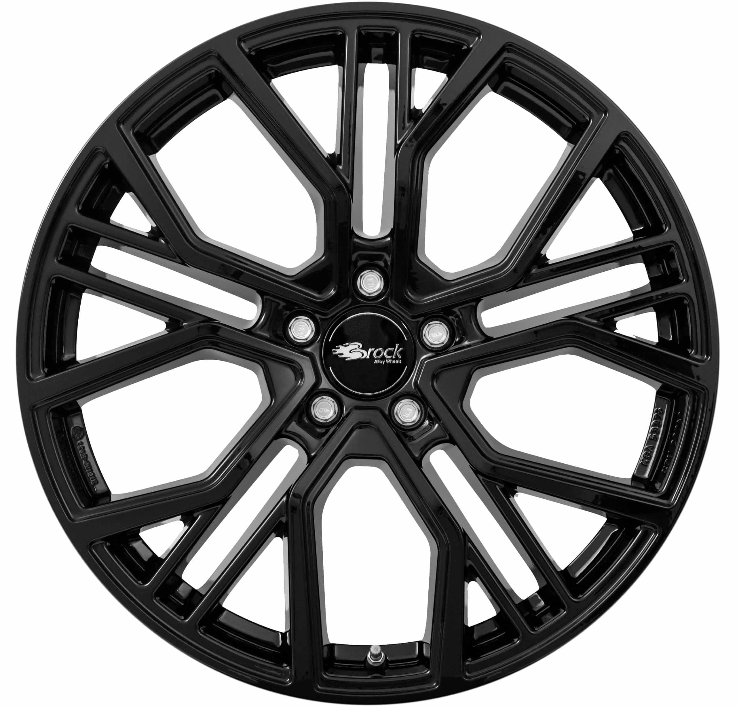 Brock B41 10.5x20 5x112 ET40 Schwarz Glanz Felgen