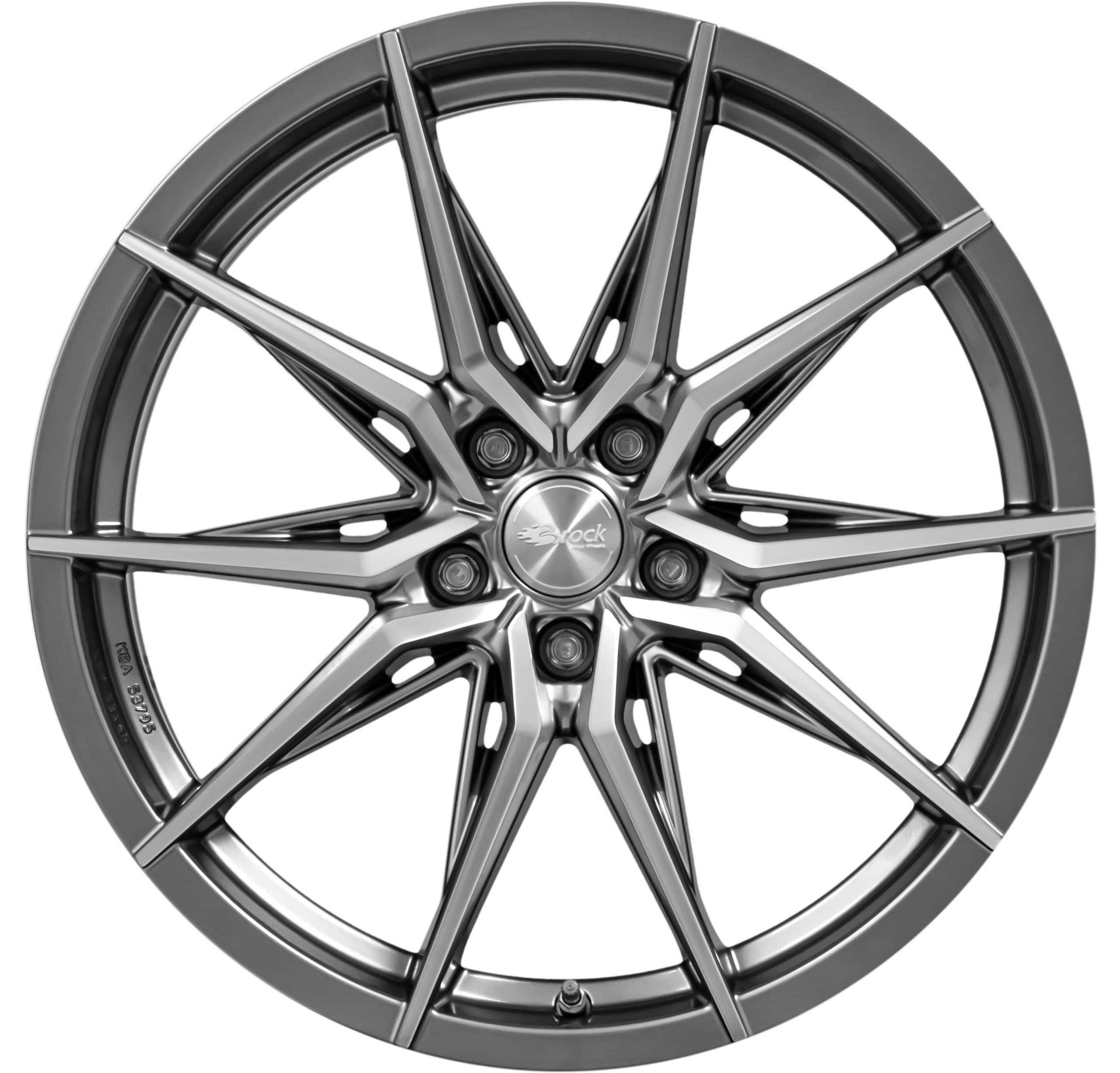 Felgen Brock B42 9.5x20 5x120 ET42 Ferric Grey Poliert