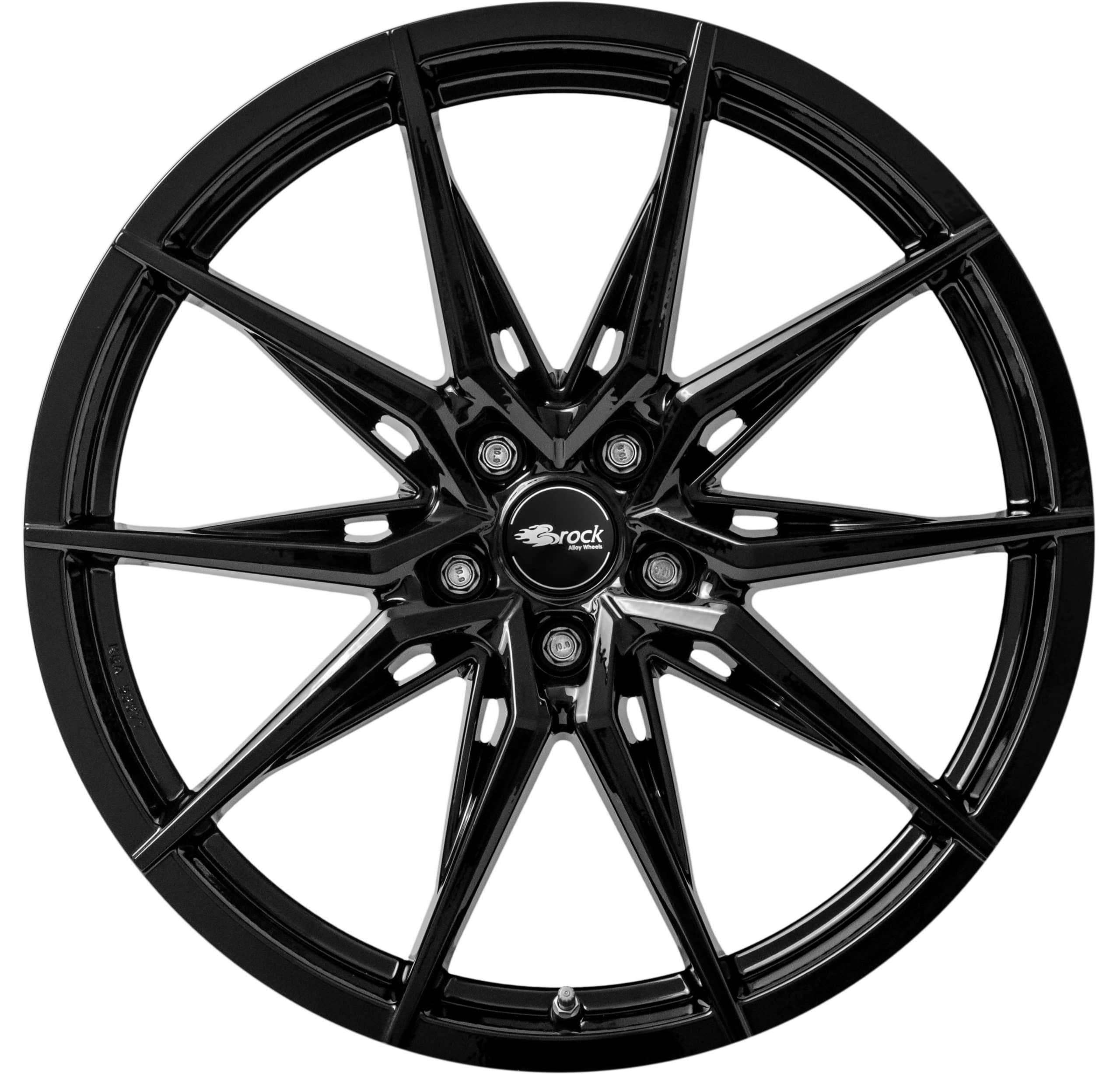 Brock B42 8.5x20 5x120 ET30 Schwarz Glanz Felgen