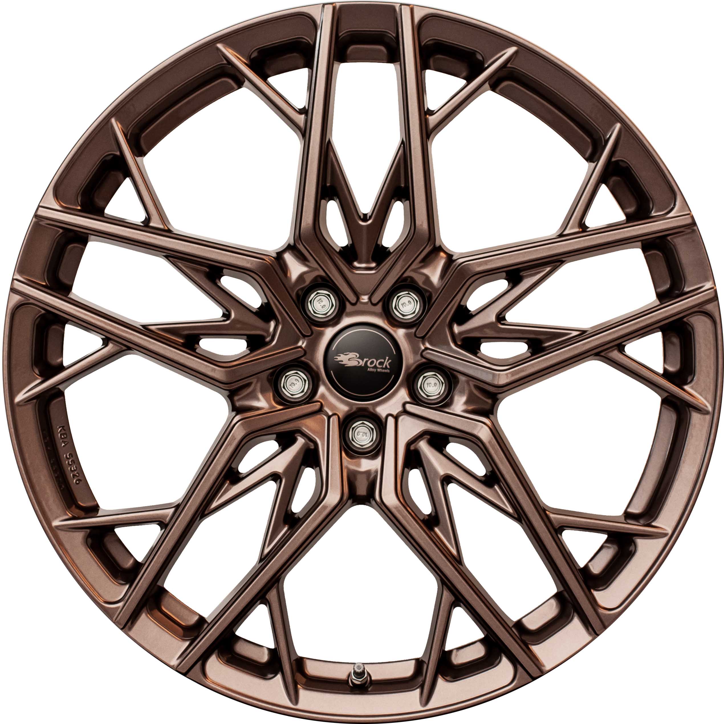 Brock B44 8.5x19 5x114.3 ET40 Bronze Copper Felgen