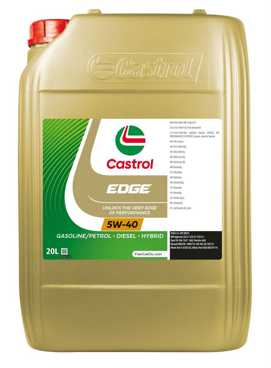 Image of Motoröl Castrol Edge 5W40 20L