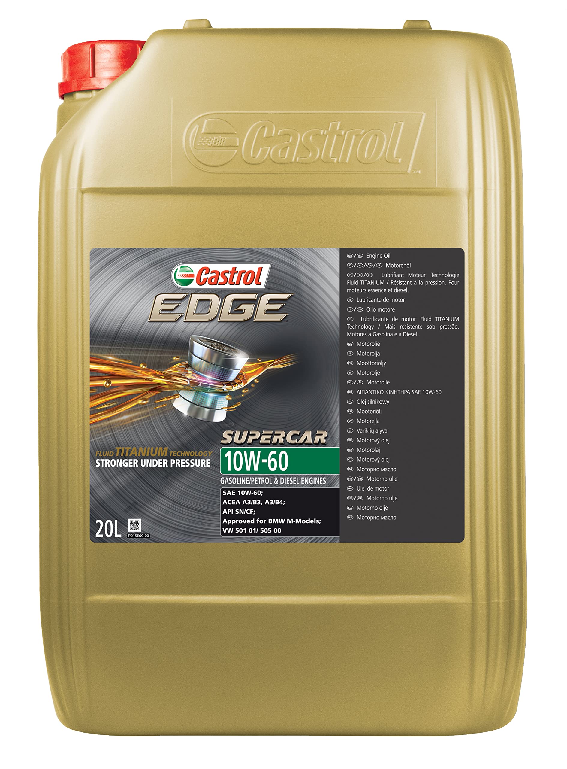 Image of Motoröl Castrol Edge 10W60 20L