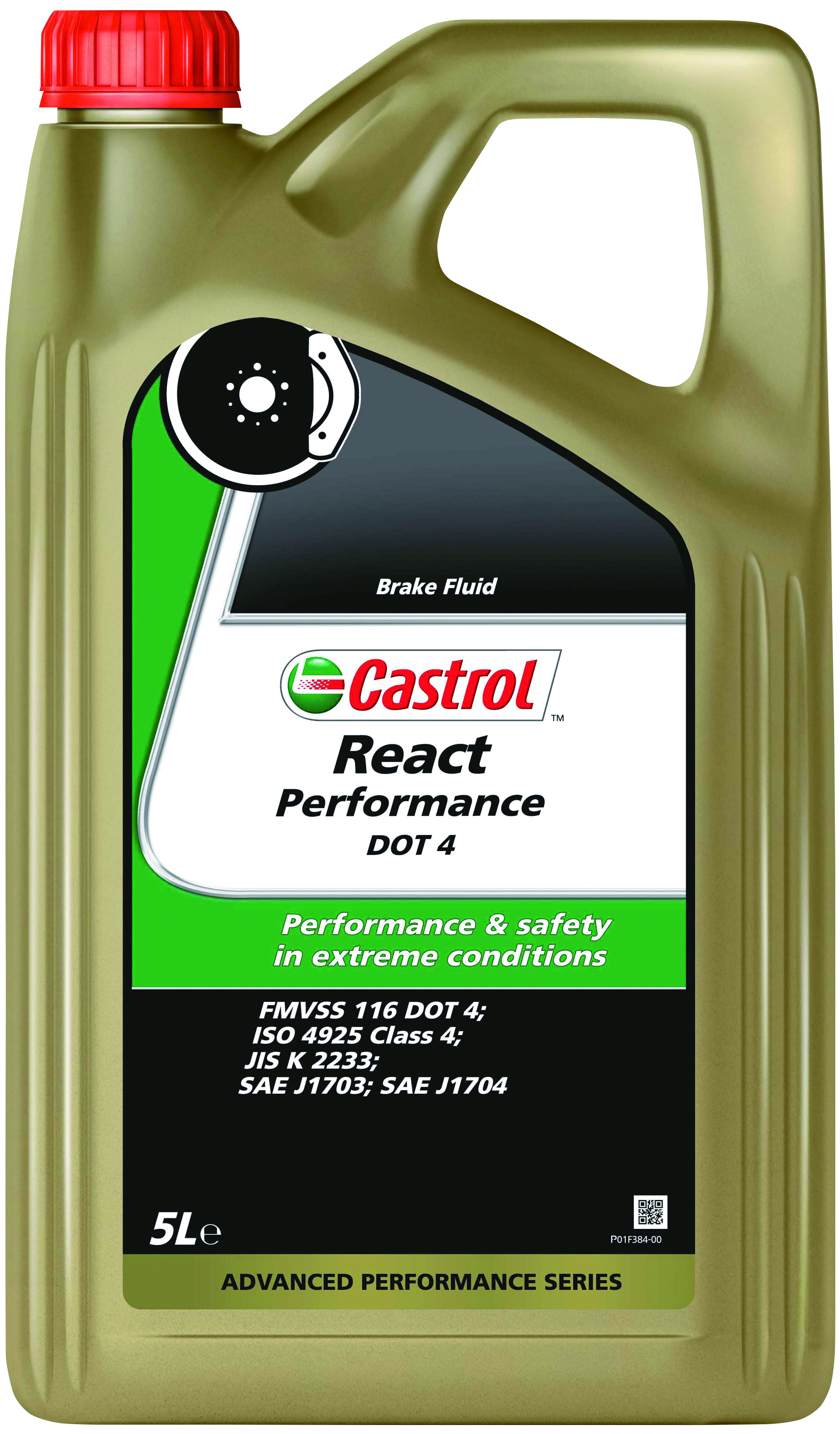 Image of Bremsflüssigkeit Castrol React Performance DOT 4 5L
