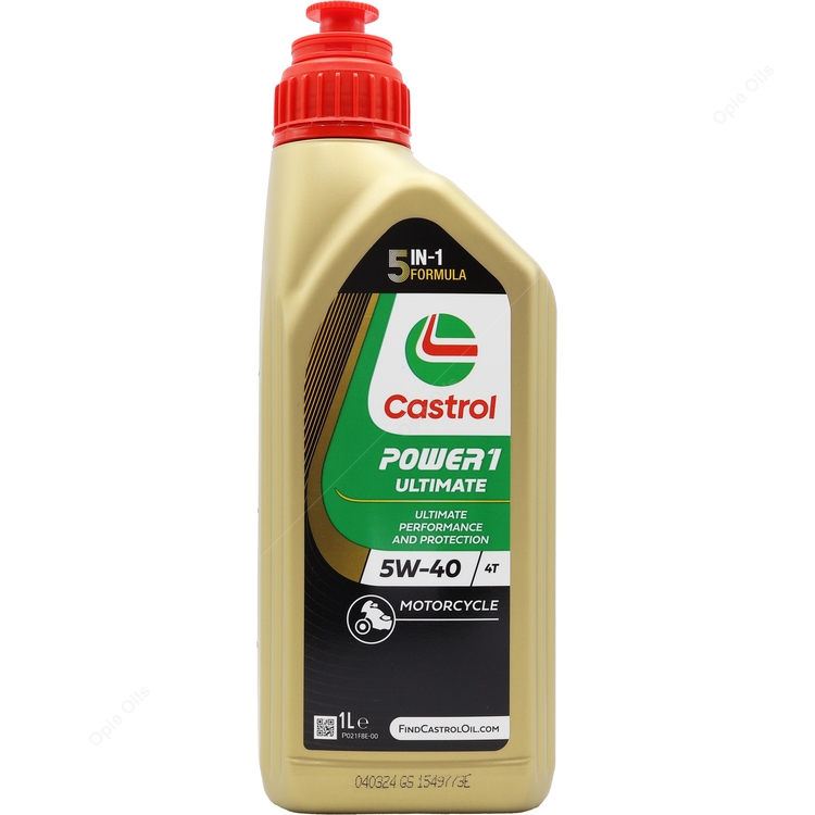 Castrol Power1 Ultimate 4T 5W40 Motoröl 1L