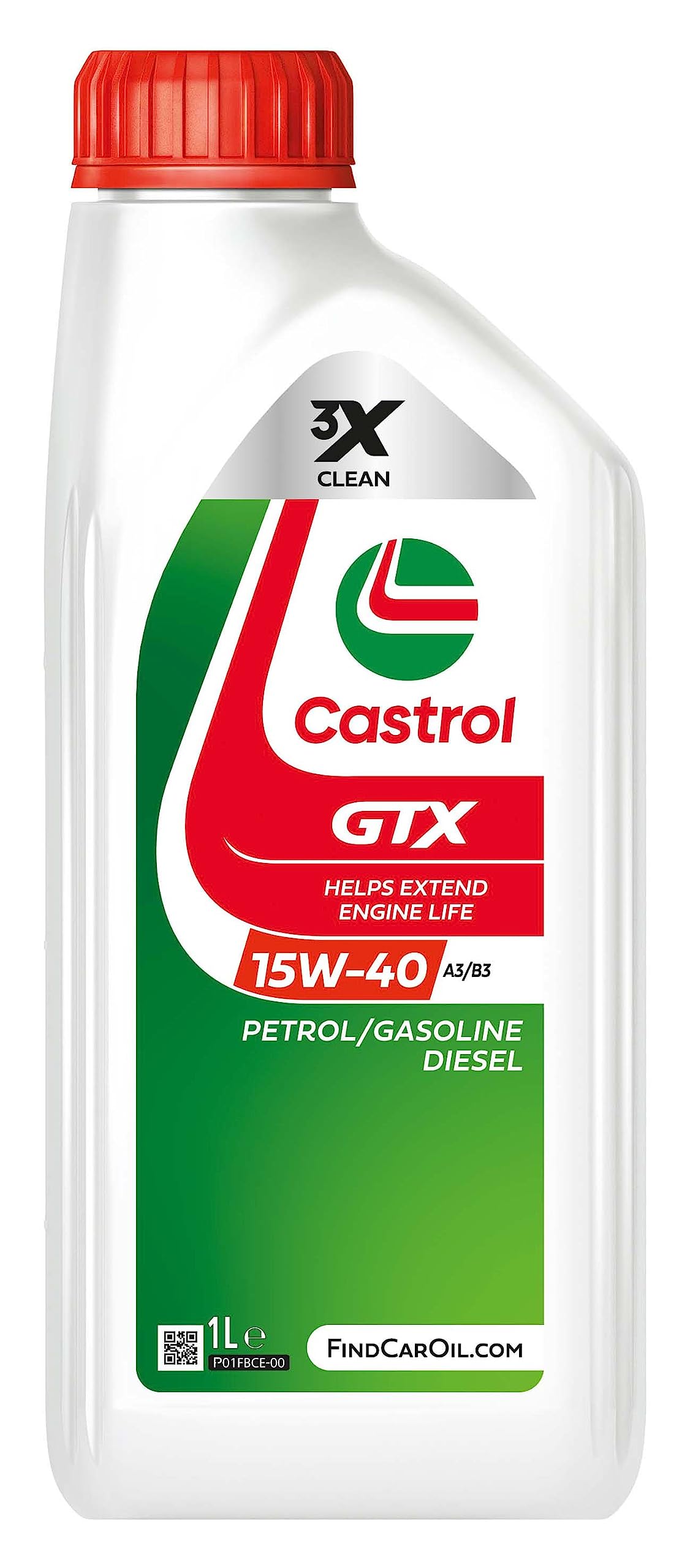 Image of Castrol GTX 15W40 A3/B3 1L