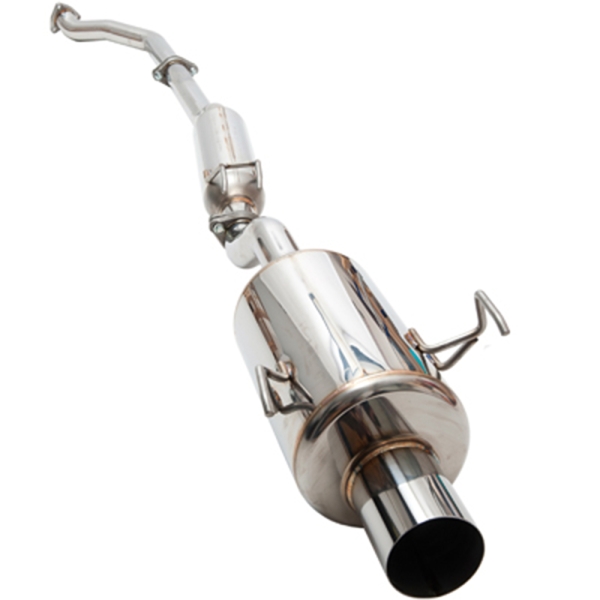 Image of Cat-Back SRS R60 2.35" Inox Tip für HONDA CIVIC VII Hatchback (EU, EP, EV) 2.0 Type-R (EP3) 200ps