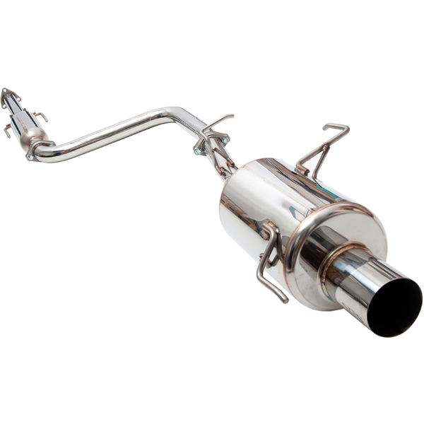 Image of Cat-Back SRS R60 2.35" Inox Tip für HONDA CIVIC VI Hatchback (EJ, EK) 1.4 i (EJ9) 75ps