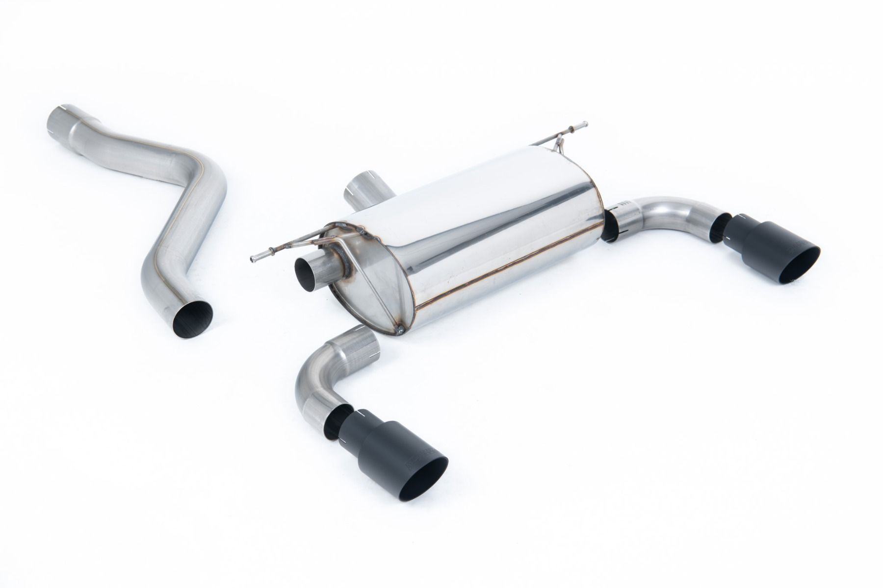 Endschalldämpfer Milltek  Cerakote Black Tips für BMW 1 (F20)  M 135 i 326ps