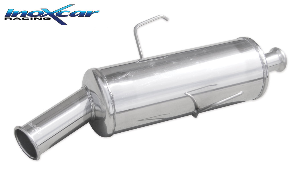 Image of Endschalldämpfer Inoxcar 76mm Retro für CITROËN SAXO (S0, S1) 1.6 VTS 118ps