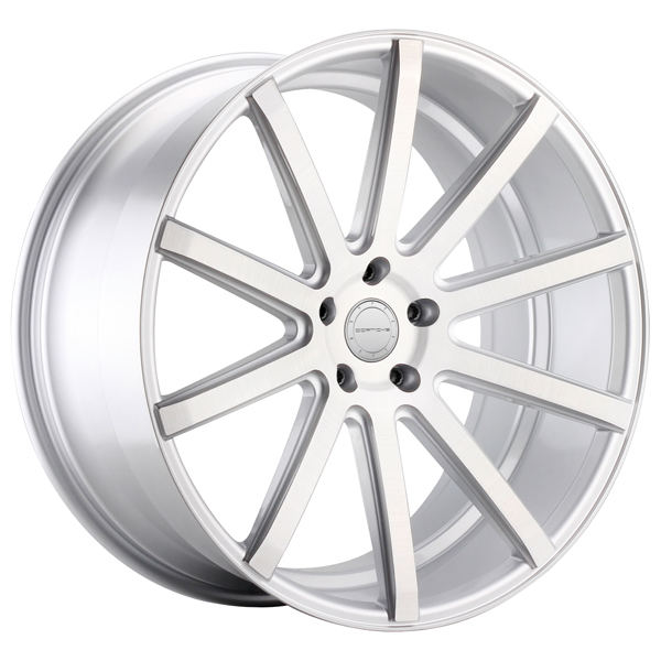 Corspeed DEVILLE 10.5x22 5x120 ET40 Silver-brushed-Surface Felgen