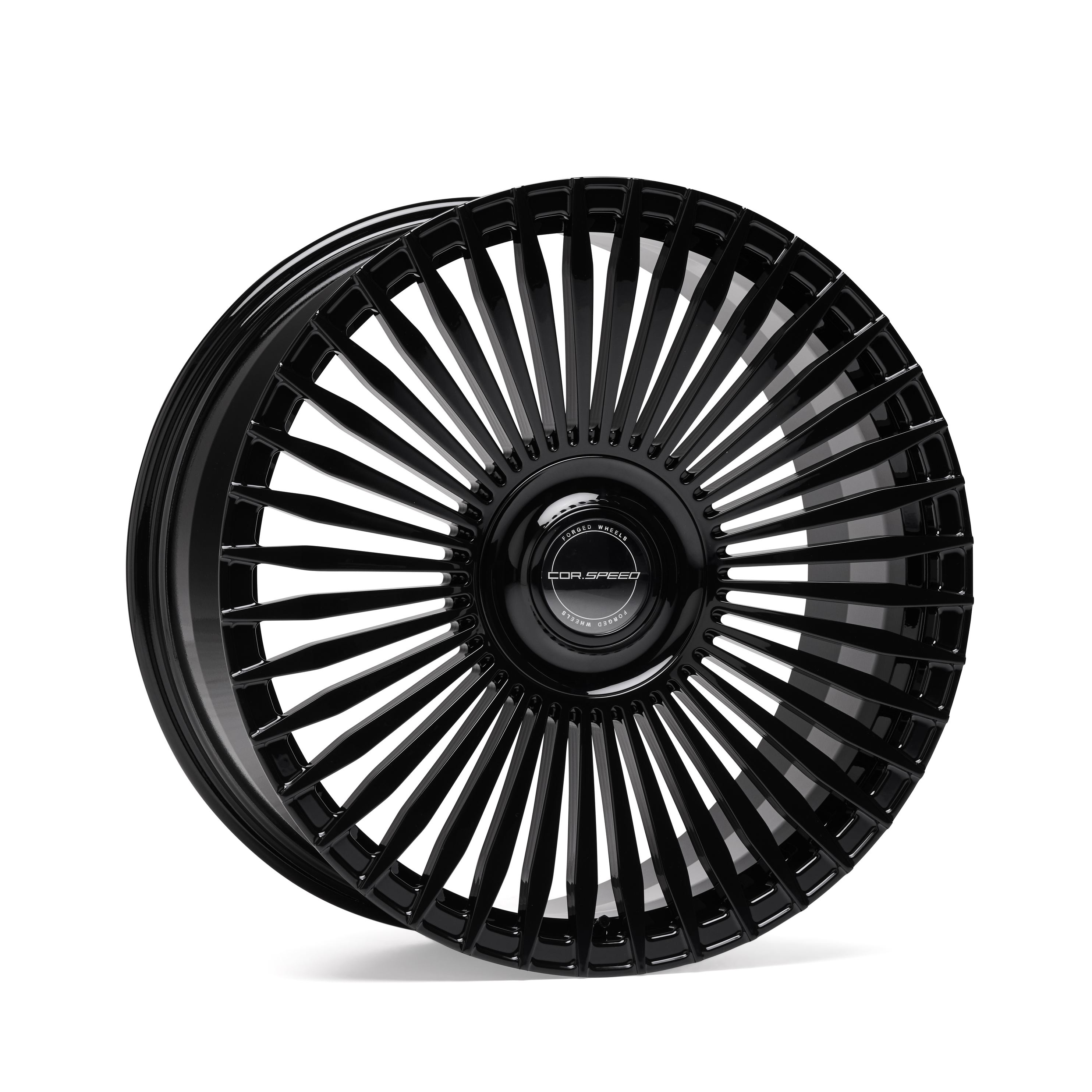 Image of Corspeed F02 10.5x22 5x112 ET30 Higloss Black Felgen
