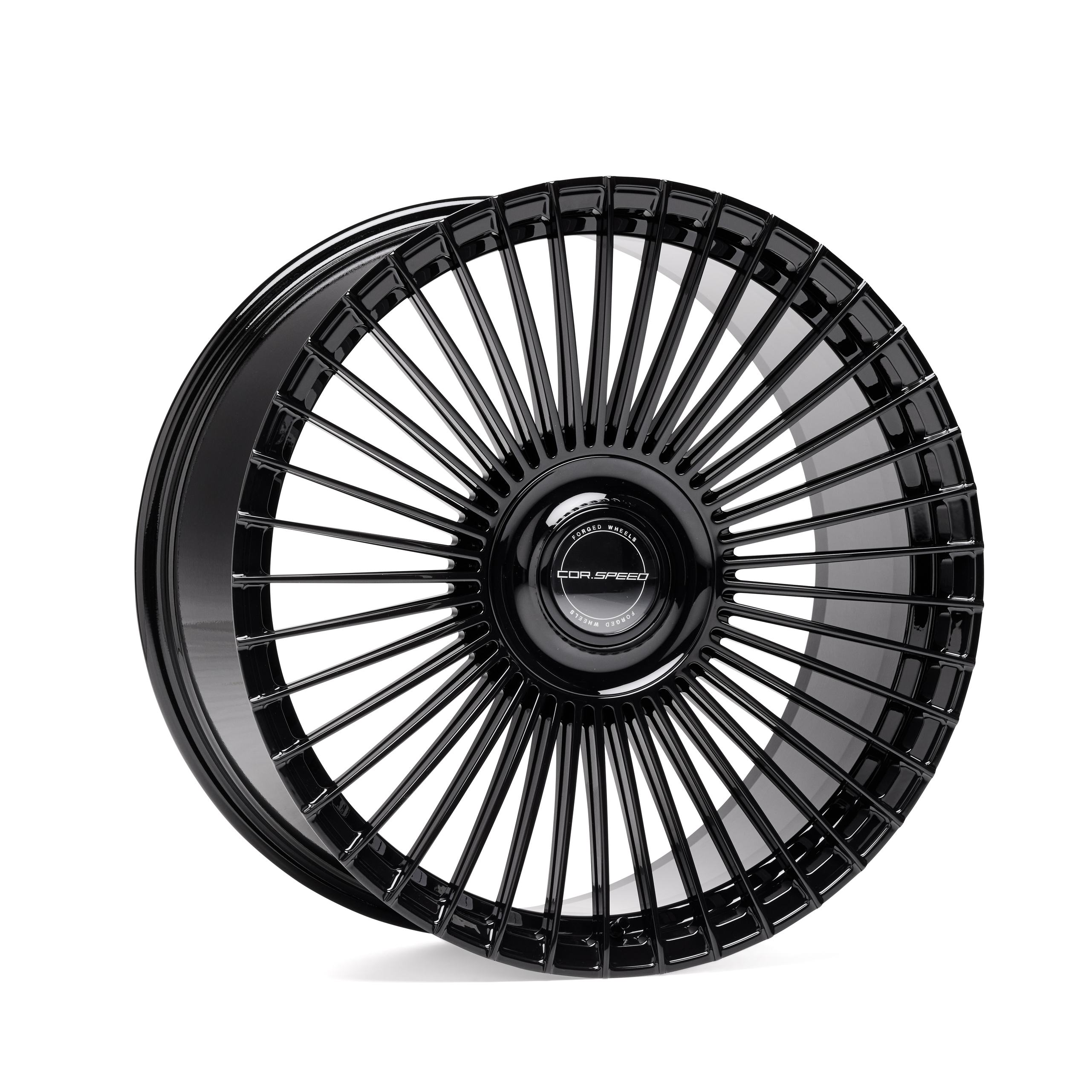 Corspeed F03 10.5x22 5x112 ET30 Higloss Black Felgen