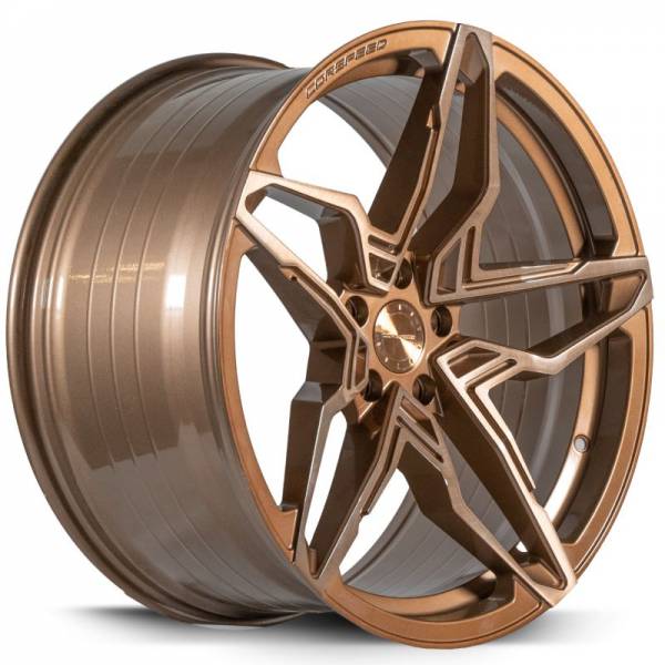 Image of Corspeed KHARMA 9.0x20 5x108 ET40 Higloss-Bronze brushed Surface Felgen