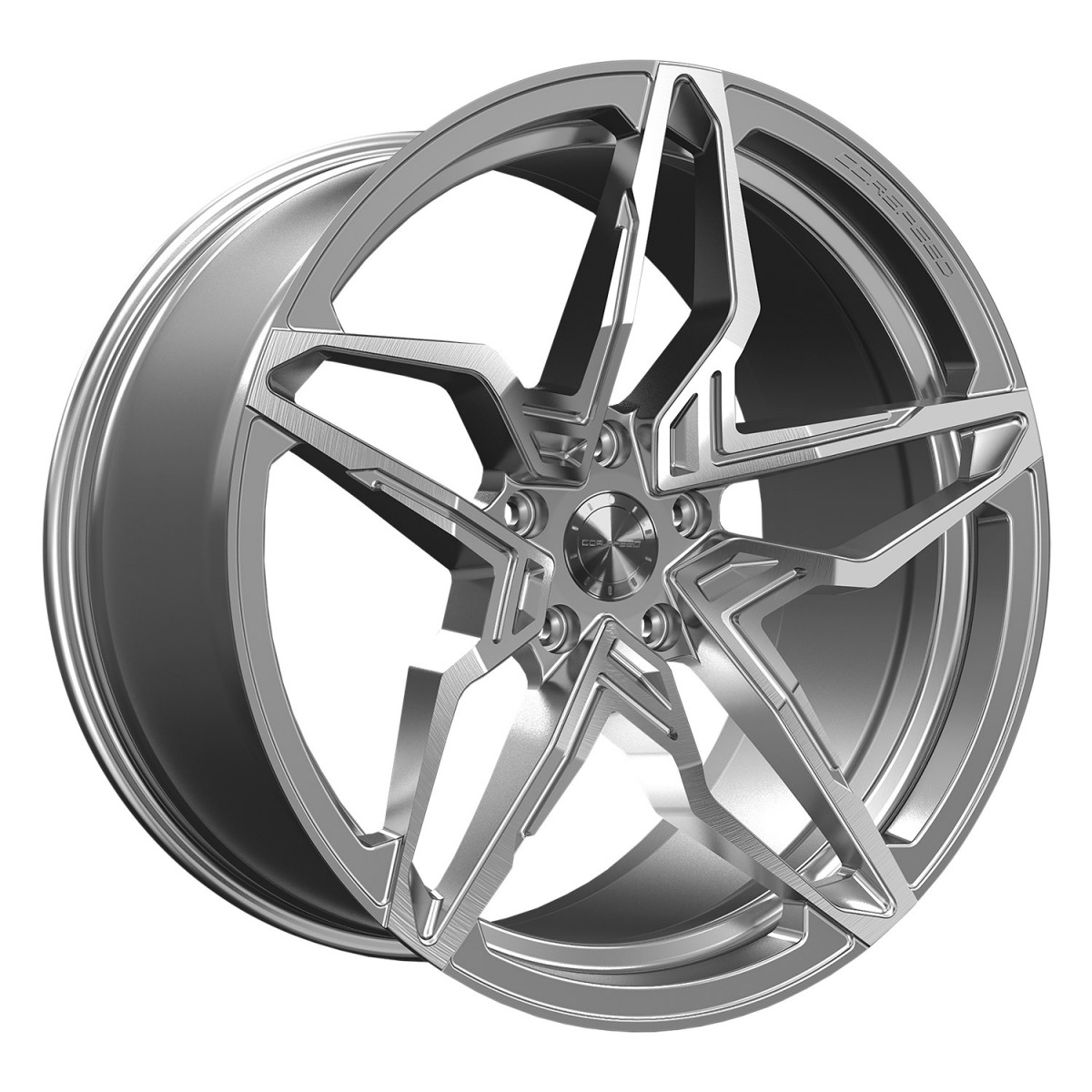 Image of Corspeed KHARMA 9.0x20 5x108 ET40 Silver brushed Surface Felgen