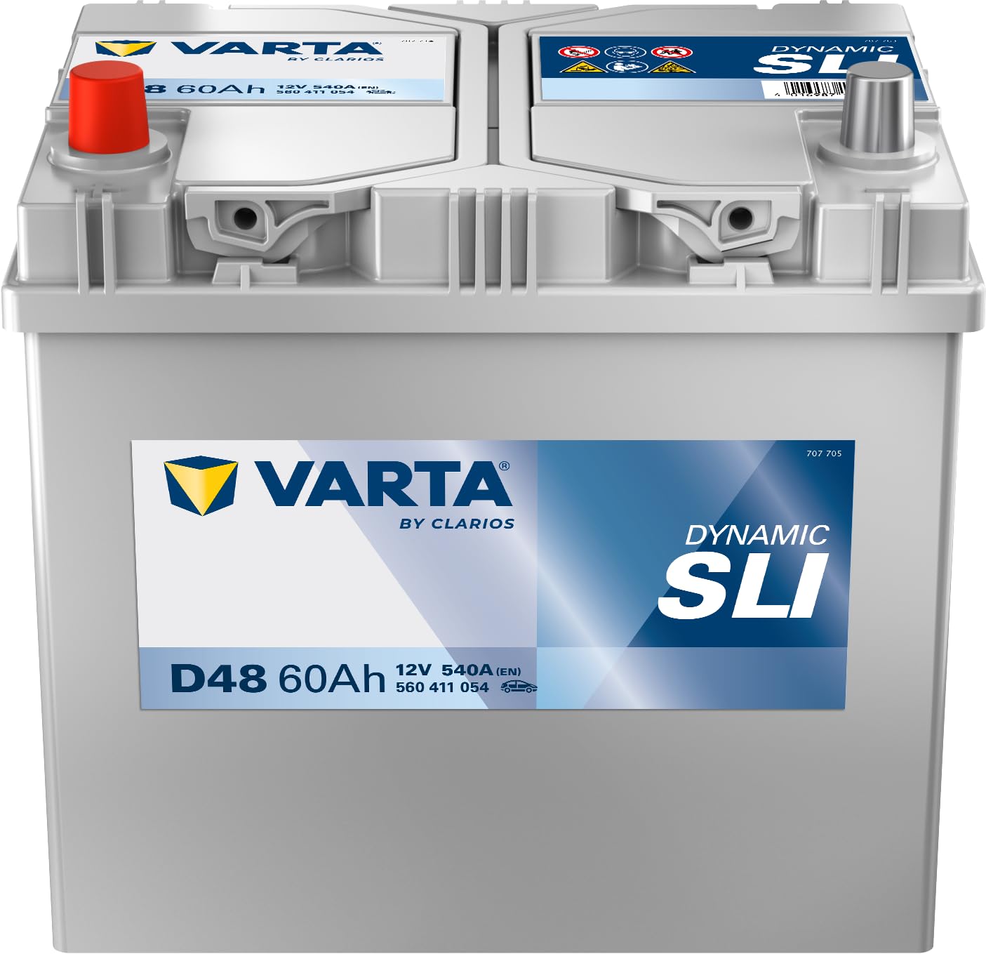 Autobatterie Varta D48 Dynamic SLI 12V 60Ah  540A