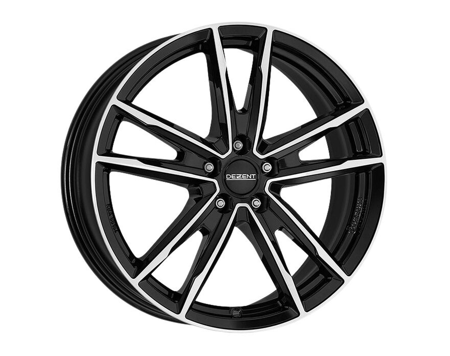 Felgen DEZENT KF 7.0x17 5x114.3 ET50 Black Polished