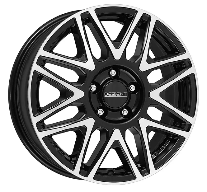 DEZENT KH 6.5x16 5x108 ET47 Black polished Felgen