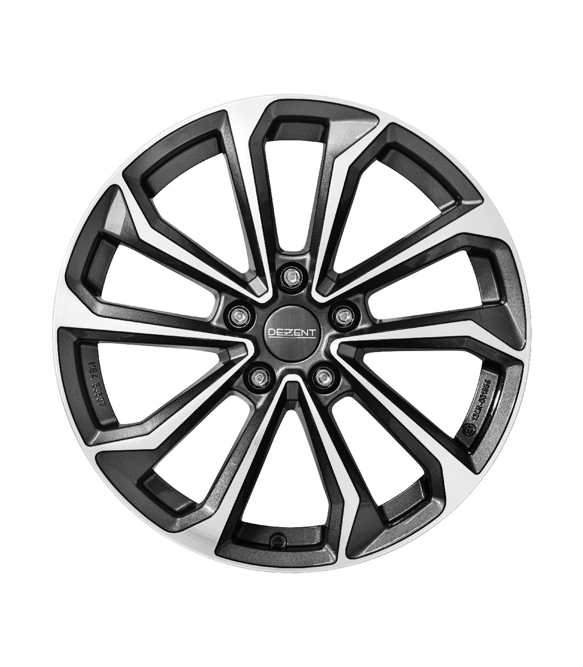DEZENT KS 7.5x18 5x114.3 ET50 Gunmetal polished Felgen