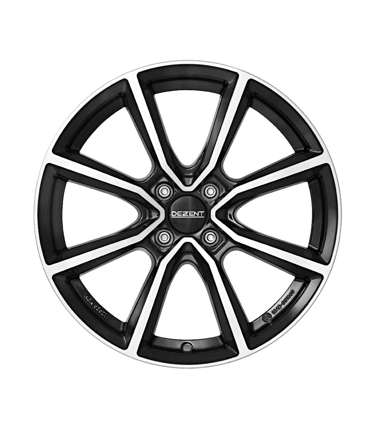 Felgen DEZENT TN 7.0x17 4x100 ET37 Black Polished