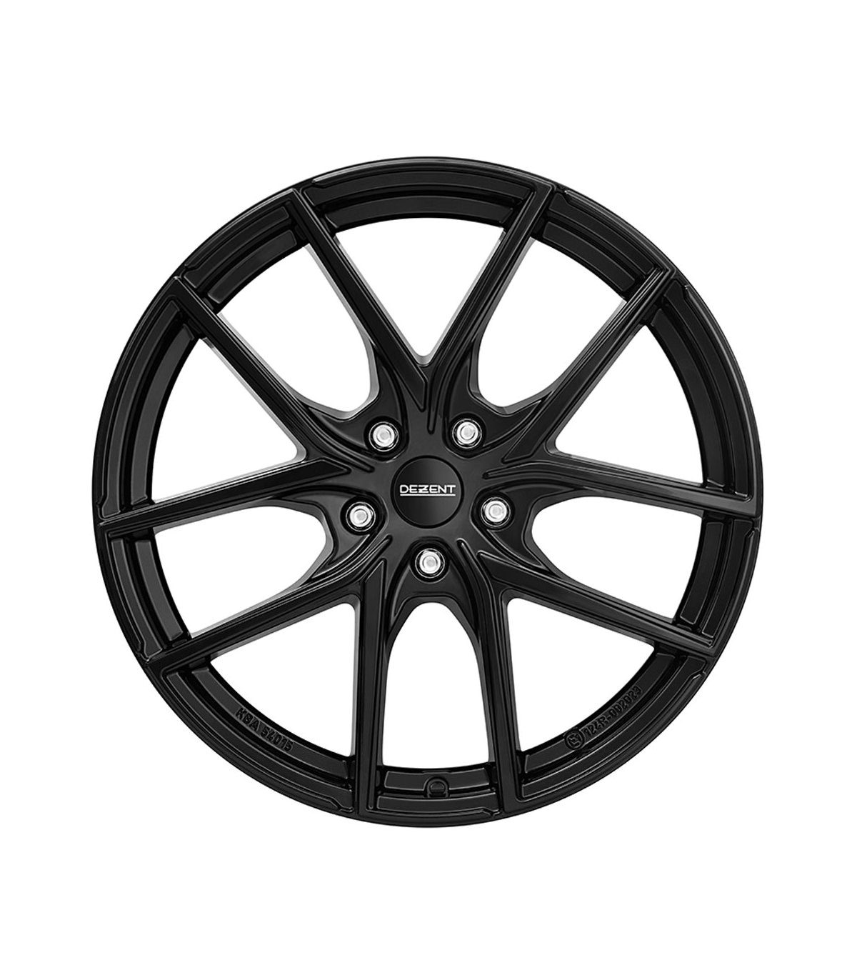 DEZENT TO 7.5x18 5x114.3 ET55 Black Felgen